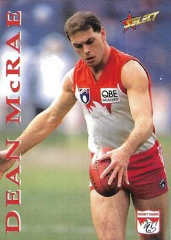 1995 Select AFL #214 Dean McRae Front